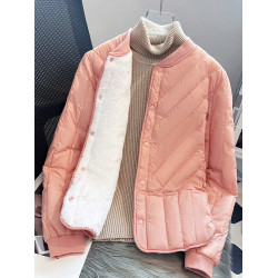 秋冬季內膽羽絨棉衣女士輕薄立領棉服護士學生內穿打底小棉襖外套