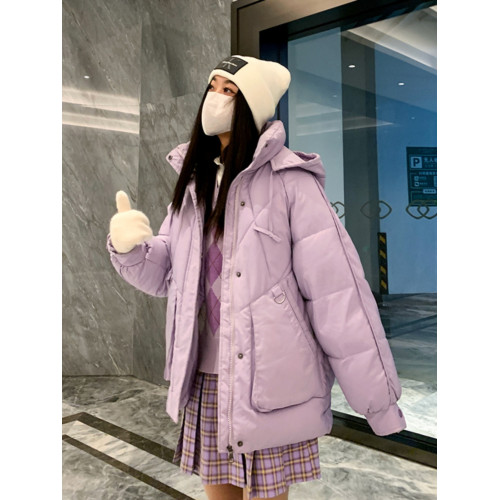 oversize麵包服短款羽絨棉衣棉服女2025年新款潮秋冬季外套厚棉襖 oversize麵包服短款羽絨棉衣棉服女2025年新款潮秋冬季外套厚棉襖