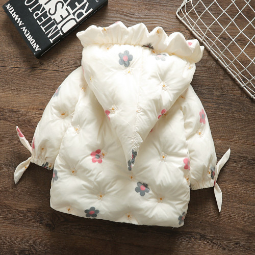 秋冬女寶寶棉衣嬰兒冬裝嬰幼兒棉服短外套洋氣加厚棉襖網紅炸街潮