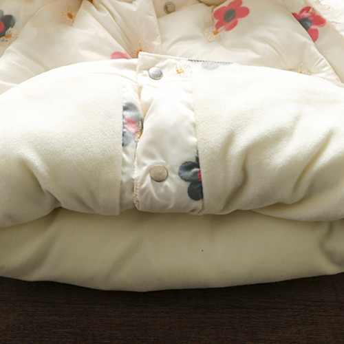 秋冬女寶寶棉衣嬰兒冬裝嬰幼兒棉服短外套洋氣加厚棉襖網紅炸街潮