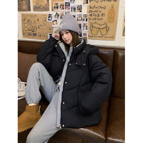 羽絨棉服女2025年新款冬裝小個子麵包服冬季加厚韓系棉衣連帽棉襖 羽絨棉服女2025年新款冬裝小個子麵包服冬季加厚韓系棉衣連帽棉襖