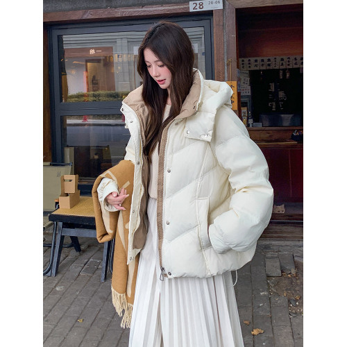 羽絨棉服女2025年新款冬裝小個子麵包服冬季加厚韓系棉衣連帽棉襖 羽絨棉服女2025年新款冬裝小個子麵包服冬季加厚韓系棉衣連帽棉襖
