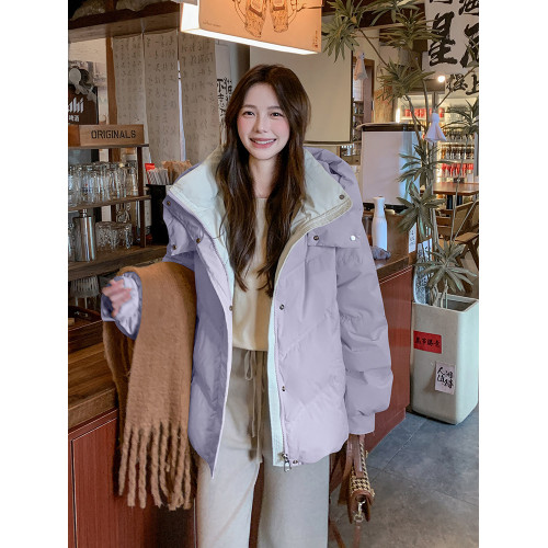 羽絨棉服女2025年新款冬裝小個子麵包服冬季加厚韓系棉衣連帽棉襖 羽絨棉服女2025年新款冬裝小個子麵包服冬季加厚韓系棉衣連帽棉襖
