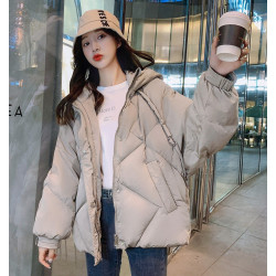 oversize麵包服短款羽絨棉衣棉服女2025年新款潮秋冬季外套厚棉襖