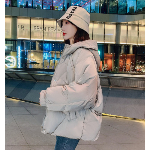 oversize麵包服短款羽絨棉衣棉服女2025年新款潮秋冬季外套厚棉襖