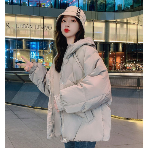 oversize麵包服短款羽絨棉衣棉服女2025年新款潮秋冬季外套厚棉襖