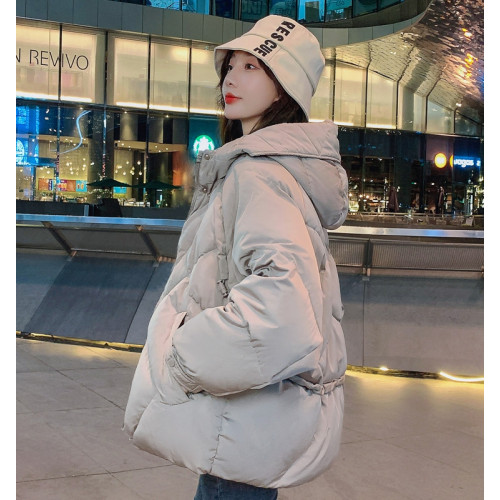 oversize麵包服短款羽絨棉衣棉服女2025年新款潮秋冬季外套厚棉襖