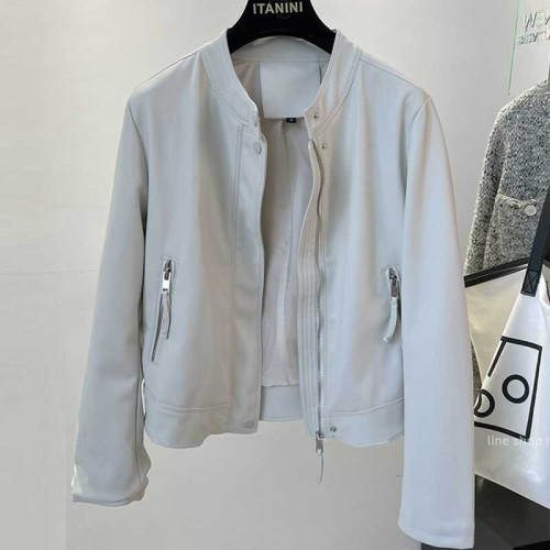 韓國皮衣外套女短款2025春秋新款立領修身顯瘦百搭機車服小皮夾克 韓國皮衣外套女短款2025春秋新款立領修身顯瘦百搭機車服小皮夾克