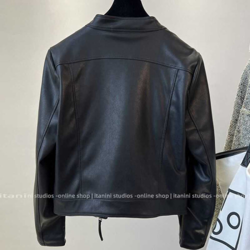 韓國皮衣外套女短款2025春秋新款立領修身顯瘦百搭機車服小皮夾克 韓國皮衣外套女短款2025春秋新款立領修身顯瘦百搭機車服小皮夾克