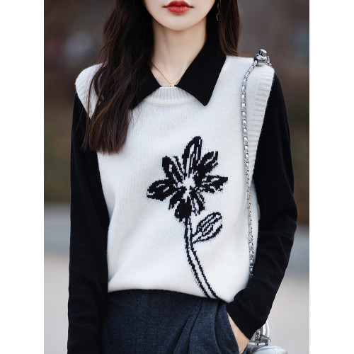 純羊毛馬甲女2025新款今年流行爆款春秋曡穿外搭馬夾背心外穿坎肩 純羊毛馬甲女2025新款今年流行爆款春秋曡穿外搭馬夾背心外穿坎肩