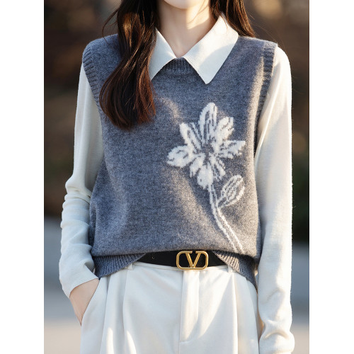 純羊毛馬甲女2025新款今年流行爆款春秋曡穿外搭馬夾背心外穿坎肩 純羊毛馬甲女2025新款今年流行爆款春秋曡穿外搭馬夾背心外穿坎肩