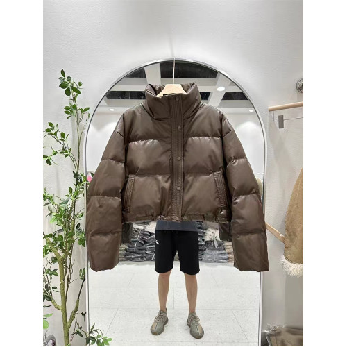 短款免洗pu皮羽絨棉服女2025新款小個子黑色衣襖高級感冬季厚外套 短款免洗pu皮羽絨棉服女2025新款小個子黑色衣襖高級感冬季厚外套