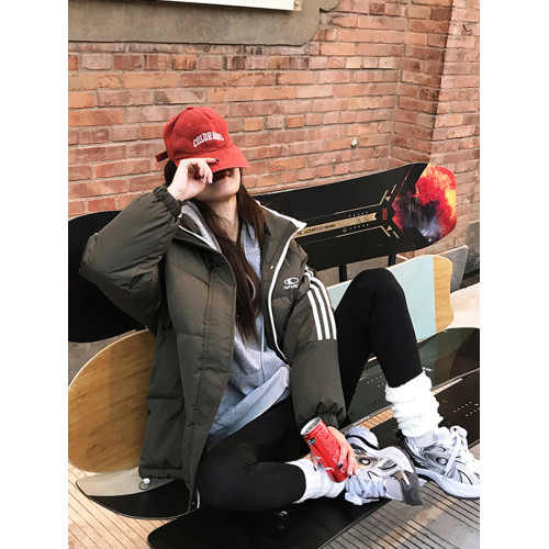 情侶三條杠立領棉服男女冬季寬松大碼加厚學院風學生棉衣棉襖外套 情侶三條杠立領棉服男女冬季寬松大碼加厚學院風學生棉衣棉襖外套