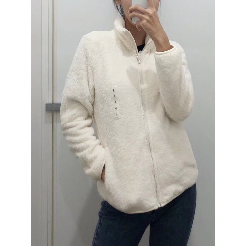 試衣間秋冬女裝搖粒絨保暖茄克長袖拉鍊立領外套女439138/428330 試衣間秋冬女裝搖粒絨保暖茄克長袖拉鍊立領外套女439138/428330