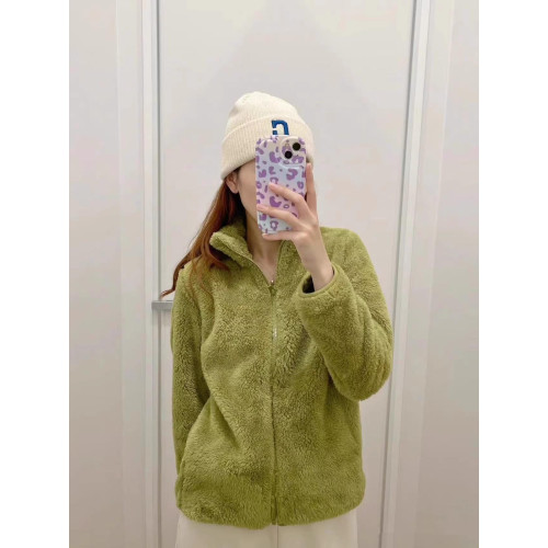 試衣間秋冬女裝搖粒絨保暖茄克長袖拉鍊立領外套女439138/428330 試衣間秋冬女裝搖粒絨保暖茄克長袖拉鍊立領外套女439138/428330