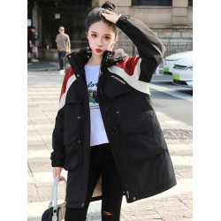 胖MM大碼羊羔毛棉衣服春秋季加絨加厚派克服女200斤洋氣風衣外套