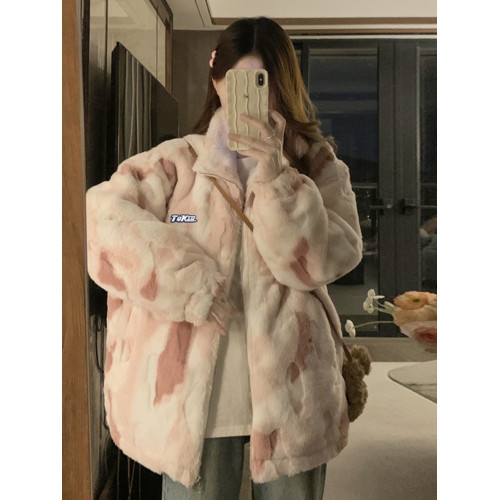 羊羔毛毛絨棉服女秋冬季夾棉2025新款學生大童中長款加絨加厚外套 羊羔毛毛絨棉服女秋冬季夾棉2025新款學生大童中長款加絨加厚外套