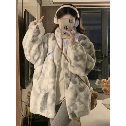 羊羔毛毛絨棉服女秋冬季夾棉2025新款學生大童中長款加絨加厚外套 羊羔毛毛絨棉服女秋冬季夾棉2025新款學生大童中長款加絨加厚外套