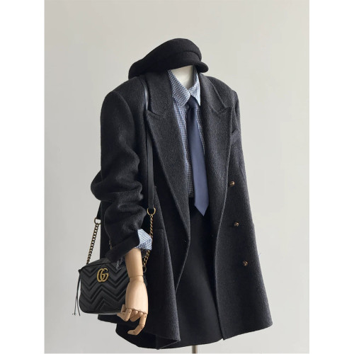 2025新款深冬獨特超好看呢子大衣女入冬毛呢外套高級感加厚小個子 2025新款深冬獨特超好看呢子大衣女入冬毛呢外套高級感加厚小個子