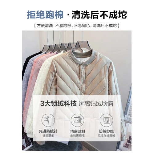 2024秋冬新加絨加厚內膽棉衣女工作服內穿小棉襖學生打底羽絨棉服 2024秋冬新加絨加厚內膽棉衣女工作服內穿小棉襖學生打底羽絨棉服