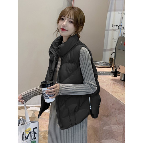 冬季羽絨馬甲外套女2025新款小個子短款背心棉服馬夾洋氣時髦棉襖 冬季羽絨馬甲外套女2025新款小個子短款背心棉服馬夾洋氣時髦棉襖