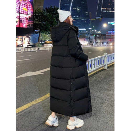 2024冬季新款韓版加長加厚羽絨棉服女長款過膝到腳踝超長外套棉襖 2024冬季新款韓版加長加厚羽絨棉服女長款過膝到腳踝超長外套棉襖