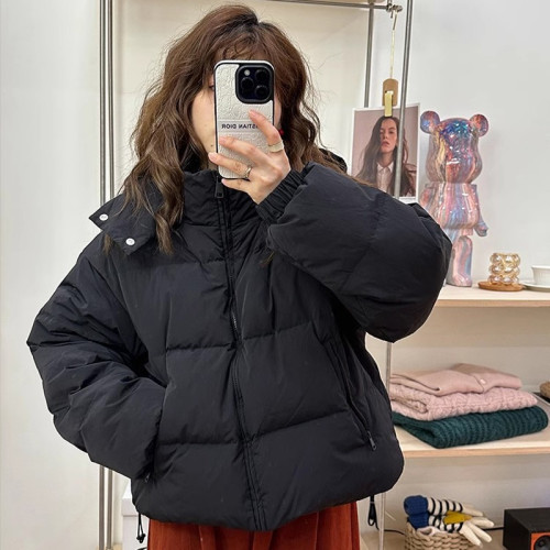 可拆帽麵包服短款羽絨棉衣棉服女2024年新款連帽秋冬季外套厚棉襖 可拆帽麵包服短款羽絨棉衣棉服女2024年新款連帽秋冬季外套厚棉襖