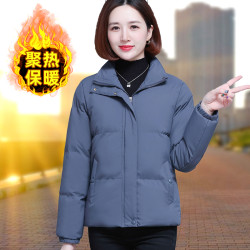 棉衣棉服女冬短款加厚2025新款爆款中年媽媽洋氣女式棉襖冬款外套