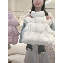 女小童時尚洋氣馬甲2024秋冬裝夾棉背心女寶寶保暖坎肩馬夾冬季潮