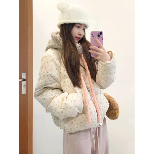 超好看羽絨棉服女2025冬季新款韓系奶呼呼碎花棉襖小個子棉衣外套 超好看羽絨棉服女2025冬季新款韓系奶呼呼碎花棉襖小個子棉衣外套