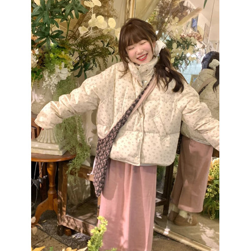 超好看羽絨棉服女2025冬季新款韓系奶呼呼碎花棉襖小個子棉衣外套 超好看羽絨棉服女2025冬季新款韓系奶呼呼碎花棉襖小個子棉衣外套
