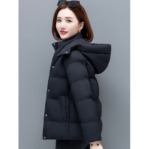 羽絨棉衣女短款冬裝2025新款中年媽媽加厚棉服連帽可拆卸女式棉襖 羽絨棉衣女短款冬裝2025新款中年媽媽加厚棉服連帽可拆卸女式棉襖