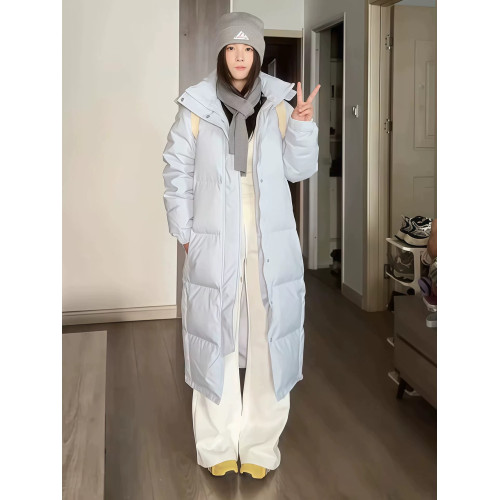 長款羽絨服女同款棉衣2025新款超長過膝中戯情侶寬松棉服加厚外套 長款羽絨服女同款棉衣2025新款超長過膝中戯情侶寬松棉服加厚外套