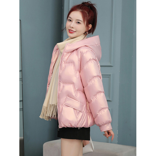 羽絨棉服女2025冬季新款亮面免洗韓版棉衣女短款寬松連帽加厚外套 羽絨棉服女2025冬季新款亮面免洗韓版棉衣女短款寬松連帽加厚外套