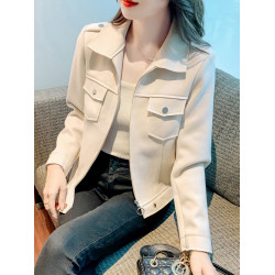 小香風短款外套女春秋季2025新款法式名媛氣質機車夾克長袖上衣潮