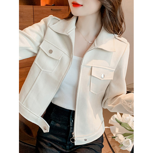 小香風短款外套女春秋季2025新款法式名媛氣質機車夾克長袖上衣潮 小香風短款外套女春秋季2025新款法式名媛氣質機車夾克長袖上衣潮