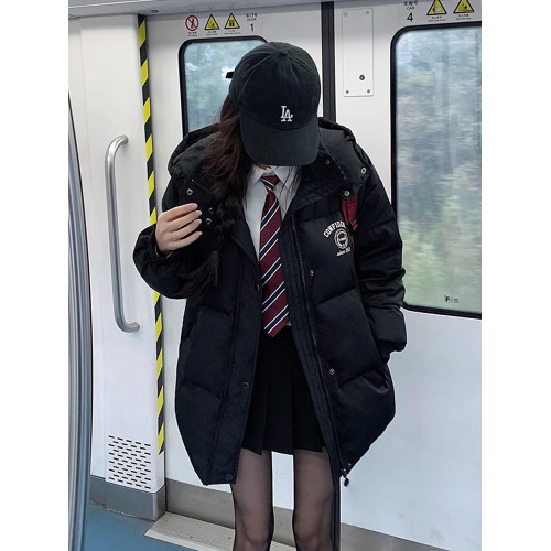 初中高中學生羽絨棉服少女冬季韓版寬松小個子棉襖學院風棉衣外套 初中高中學生羽絨棉服少女冬季韓版寬松小個子棉襖學院風棉衣外套