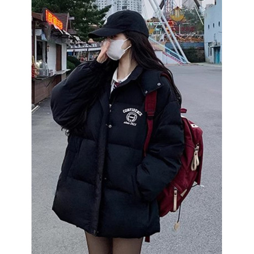 初中高中學生羽絨棉服少女冬季韓版寬松小個子棉襖學院風棉衣外套 初中高中學生羽絨棉服少女冬季韓版寬松小個子棉襖學院風棉衣外套