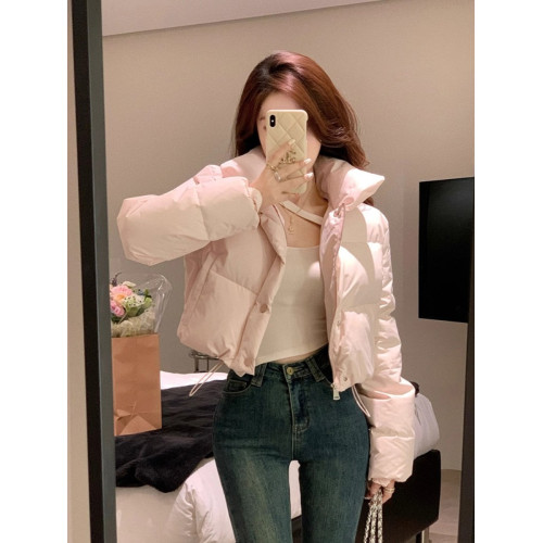 短款輕薄羽絨棉服外套女2025冬季新款高級感小個子立領棉襖麵包服 短款輕薄羽絨棉服外套女2025冬季新款高級感小個子立領棉襖麵包服