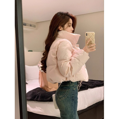 短款輕薄羽絨棉服外套女2025冬季新款高級感小個子立領棉襖麵包服 短款輕薄羽絨棉服外套女2025冬季新款高級感小個子立領棉襖麵包服