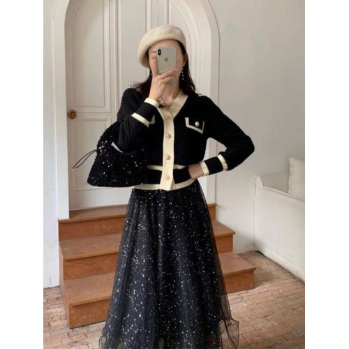 法式小香風外套女針織開衫毛衣2023初秋小款氣質短款減齡上衣外搭 法式小香風外套女針織開衫毛衣2023初秋小款氣質短款減齡上衣外搭