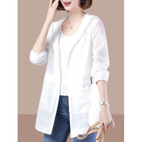 防曬衣女大碼2025新款夏季中長款透氣防紫外線寬松長袖防曬服外套 防曬衣女大碼2025新款夏季中長款透氣防紫外線寬松長袖防曬服外套