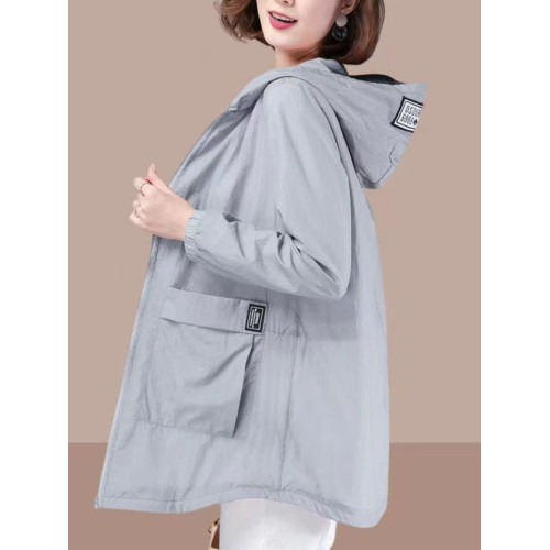 防曬衣女大碼2025新款夏季中長款透氣防紫外線寬松長袖防曬服外套 防曬衣女大碼2025新款夏季中長款透氣防紫外線寬松長袖防曬服外套