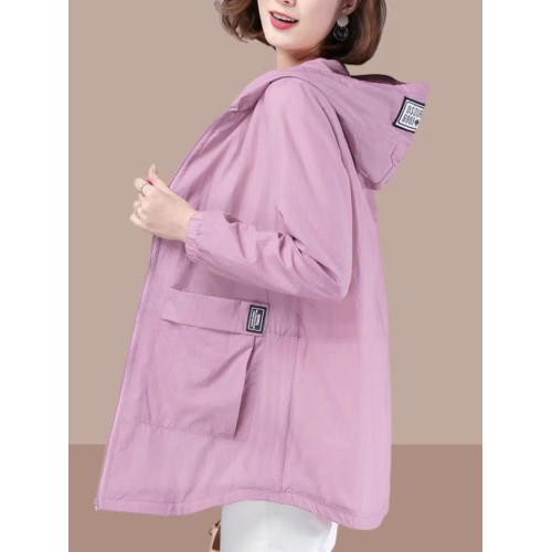 防曬衣女大碼2025新款夏季中長款透氣防紫外線寬松長袖防曬服外套 防曬衣女大碼2025新款夏季中長款透氣防紫外線寬松長袖防曬服外套