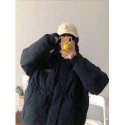 羽絨棉服女2025新款韓系加厚oversize麵包服學生棉衣棉襖外套潮