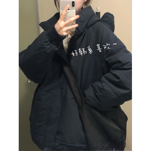 羽絨棉服女2025新款韓系加厚oversize麵包服學生棉衣棉襖外套潮