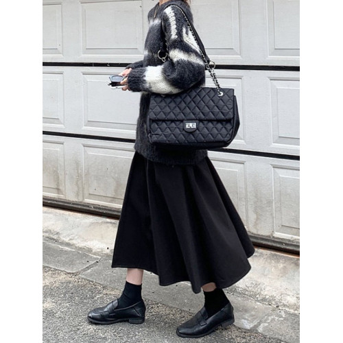 秋冬毛呢咖色半身裙女大碼胖mm微胖棕色美拉德穿搭顯瘦高腰a字裙 秋冬毛呢咖色半身裙女大碼胖mm微胖棕色美拉德穿搭顯瘦高腰a字裙