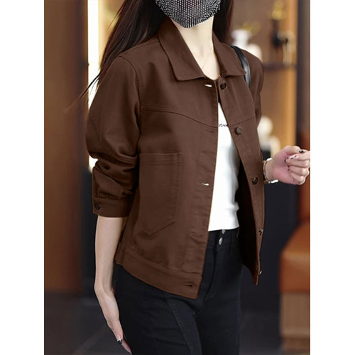 高級感短款外套女2025春秋季新款小個子洋氣時髦顯瘦減齡夾克上衣 高級感短款外套女2025春秋季新款小個子洋氣時髦顯瘦減齡夾克上衣