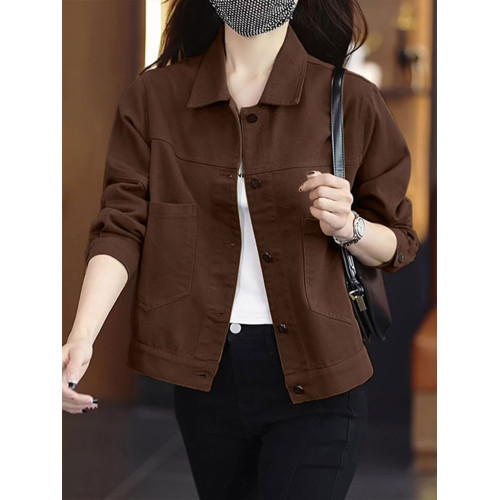 高級感短款外套女2025春秋季新款小個子洋氣時髦顯瘦減齡夾克上衣 高級感短款外套女2025春秋季新款小個子洋氣時髦顯瘦減齡夾克上衣