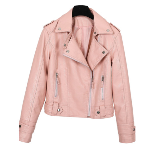 皮衣外套女短款2025春秋季新款PU機車初春百搭學生小個子皮夾克潮